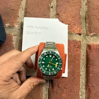 Zelos Mako 300m GMT Malachite Timekeepers Edition – Full Kit – $595 Shipped CONUS