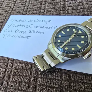 Christopher Ward Dune 38mm – Blue Sunburst Dial – Full Kit – $765 Shipped (CONUS Only)