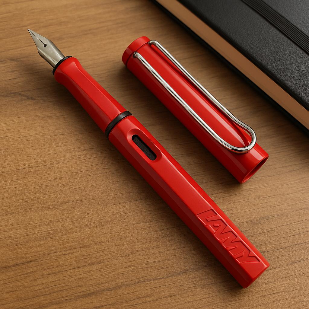 Lamy Safari Fountain Pen (F) Red