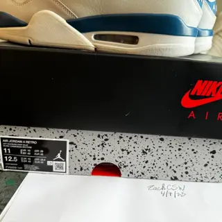Jordan 4 military blue, size 11, $125