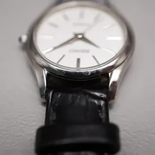 Seiko Exceline SWDL209 4J41 Dia-Shield White Dial Ladies Quartz Watch - $135