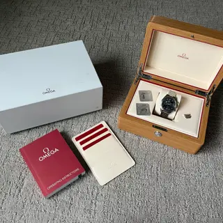 Omega Speedmaster '57 - Blue Dial - 40.5mm - 332.10.41.51.03.001 - Full Set