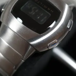 Hamilton Pulsar H121138911 Digital Men In Black 2 LED Electronic - $340