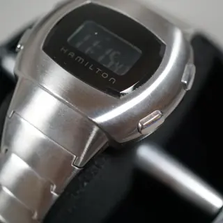 Hamilton Pulsar H121138911 Digital Men In Black 2 LED Electronic - $340