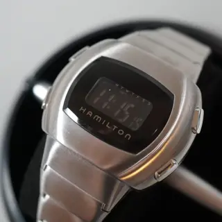 Hamilton Pulsar H121138911 Digital Men In Black 2 LED Electronic - $340