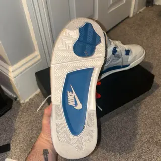 Air Jordan 4 Military Blue Reimagined OG 2024 Men’s sz 9.5 worn multiple times for $150