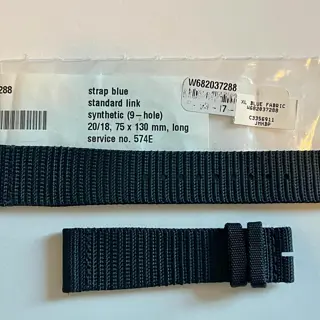 Glashutte Original 20mm Textile - Navy Long OEM New