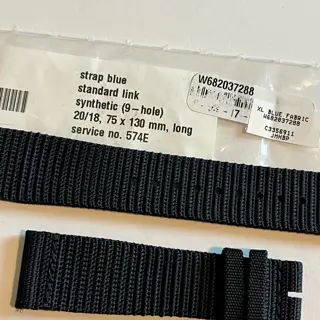 Glashutte Original 20mm Textile - Navy Long OEM New