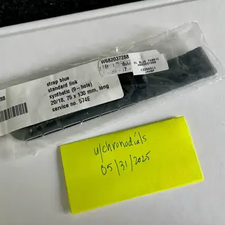 Glashutte Original 20mm Textile - Navy Long OEM New