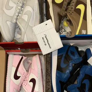 Variety of Jordans/Dunks mostly kid sizes