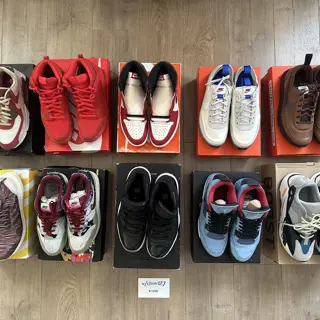 Travis 4s, Jordans, Dunk, Tom Sachs, Air Maxes, Kith UB Sz 10-11