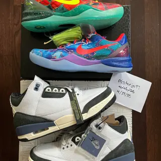 DS What the Kobe 8 & AMM3 Diffused blue size 9.5