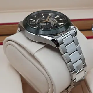 Omega Seamaster Worldtimer Green Ceramic and steel Aqua Terra, full set LNIB!