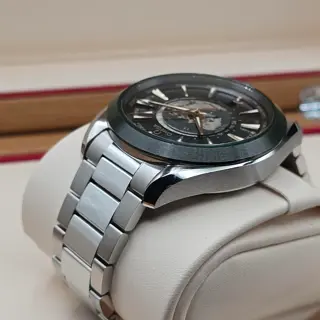 Omega Seamaster Worldtimer Green Ceramic and steel Aqua Terra, full set LNIB!