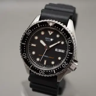 Vintage 1982 Seiko 6458-6000 SPYQ018 150M Water Resist 37mm Quartz Watch - $195