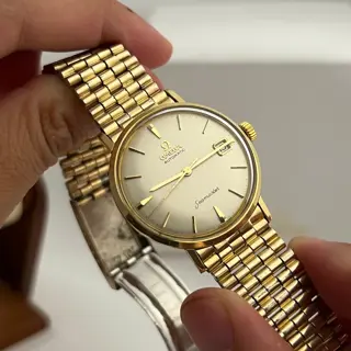 1961 Omega Seamaster ref. 14770 Cal. 562 with uncommon peanut bracelet - Serviced - $1050