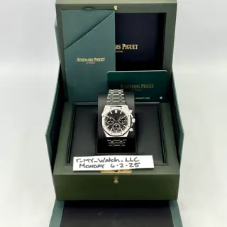 2023 Audemars Piguet Royal Oak Chronograph 41mm 26240ST Black Dial - $48,300