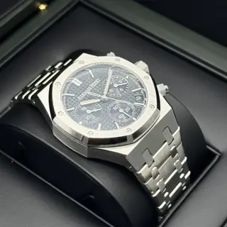 2023 Audemars Piguet Royal Oak Chronograph 41mm 26240ST Black Dial - $48,300