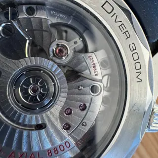 Omega Seamaster Diver 300M Automatic Black Dial Rubber Strap Men's Watch 210.32.42.20.01.001