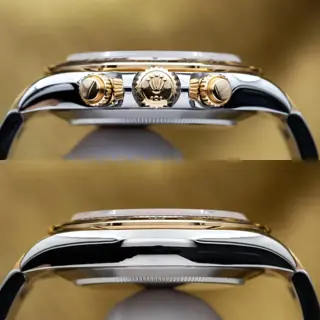 Rolex Daytona Cosmograph Two-Tone Steel Gold 40mm Black Dial 116503 - Complete  Set