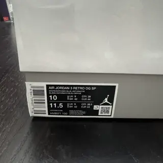 A Ma Maniere Jordan 3 - Size 10M - DS - $265 shipped