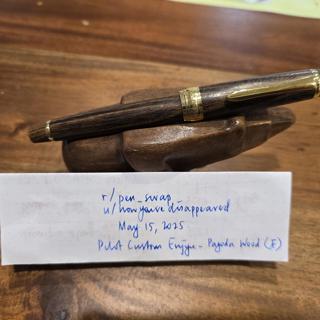 Pilot Custom Enjyu Pagoda Wood Fine (F) nib A2 condition