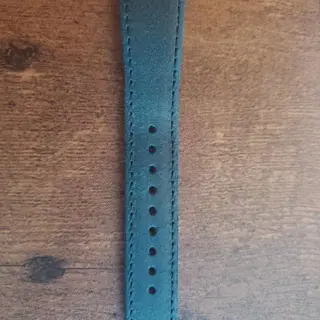 (Christopher Ward) 20mm Orlando Blue Leather Strap $50 obo