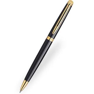 Waterman Hemisphere Ballpoint Pen Gloss Black with 23k Gold Trim