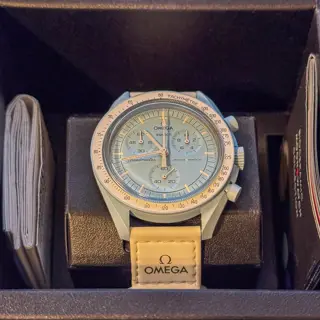 Swatch X Omega MoonSwatch - Missio. To Uranus ($200)
