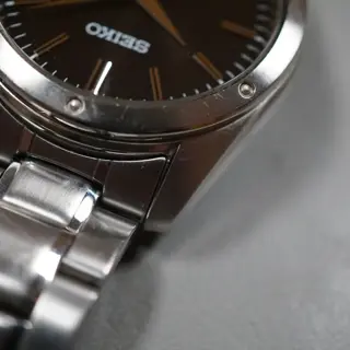 Seiko SGEF81 7N42 Black Dial Dress Quartz Watch - $65