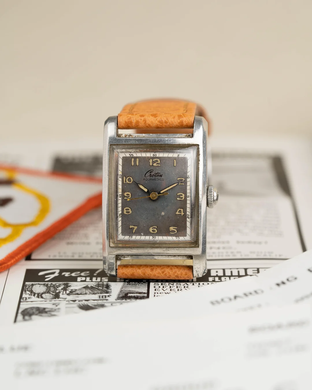 Croton Tank Croton Aquamedico Doctor's Watch Tank 1940s ($300)
