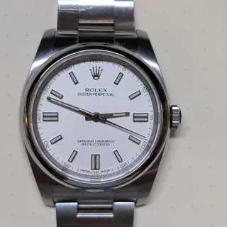 Rolex Oyster Perpetual 36 116000 | Rare White Dial | 2018