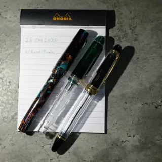 Limited Edition Platinum 3776 Kasumi and Limited Edition Radius Settimo Bohemian Twilight by Jonathon Brooks!