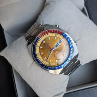 Seiko Pogue Automatic Chronograph Pepsi Besel Pogue 6139-6002 watch 1975 Price 850$