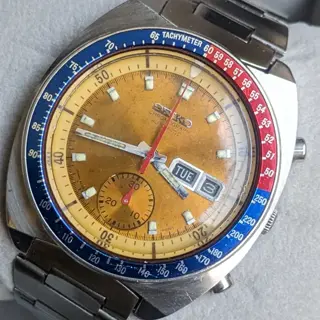 Seiko Pogue Automatic Chronograph Pepsi Besel Pogue 6139-6002 watch 1975 Price 850$
