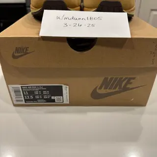 Travis Scott Airmax 1 Wheat - Size 11 - DS - $330 Shipped - Add for invoice