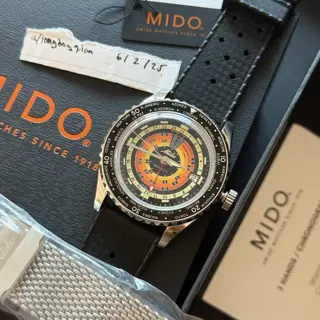 *new* Mido Ocean Star Decompression Worldtimer true GMT