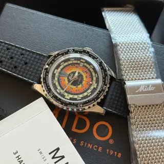 *new* Mido Ocean Star Decompression Worldtimer true GMT