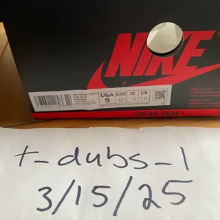 Jordan 1 Union size 9, $420 shipped and invoiced