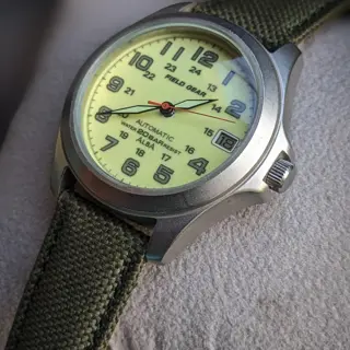Vintage Seiko Alba Field Gear 20 Bar automatic 1994 Steel Wristwatch Y621-8010 Price 320$ shipped