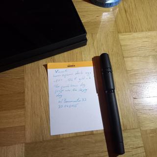 Visconti Homo Sapiens dark age 18k EF nib