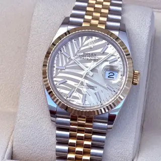 Rolex Datejust 126233 Golden Palm Dial