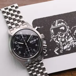 IWC Pilot's Chronograph “Flieger” IW370603 Men's Automatic Steel Watch