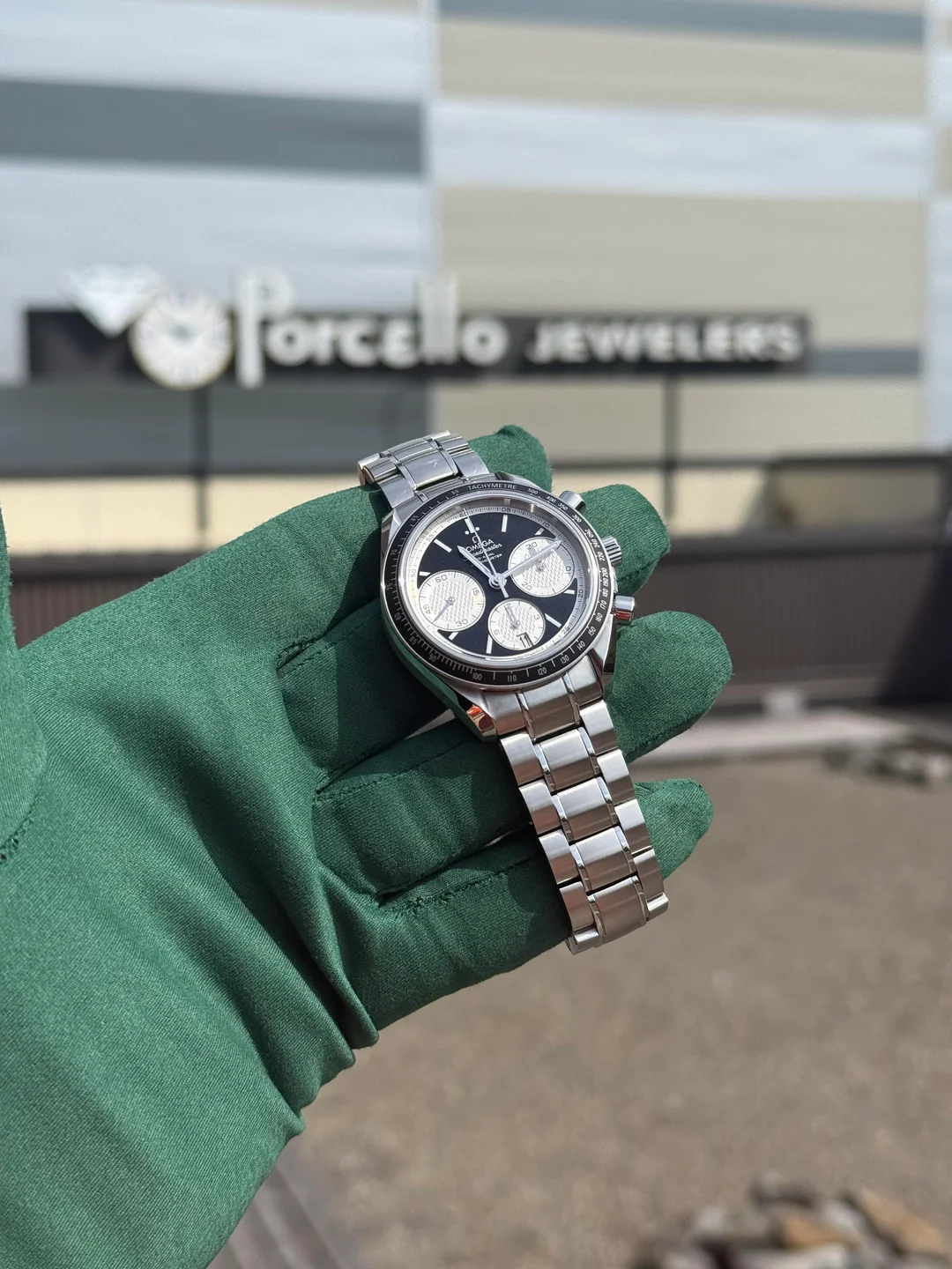 Omega Speedmaster Racing 40mm Steel Reverse Panda Dial 326.30.40.50.01 ...