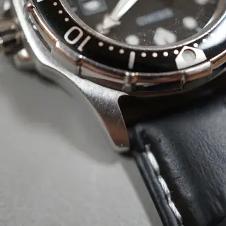 Vintage 1991 Seiko 7N85-001A Black Dial Scuba 200M Diver Ladies Quartz Watch - $135
