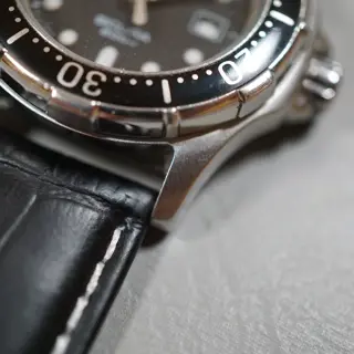 Vintage 1991 Seiko 7N85-001A Black Dial Scuba 200M Diver Ladies Quartz Watch - $135