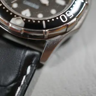 Vintage 1991 Seiko 7N85-001A Black Dial Scuba 200M Diver Ladies Quartz Watch - $135