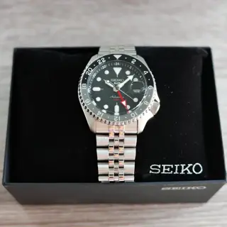 Seiko GMT SSK001 Black/Grey Bezel