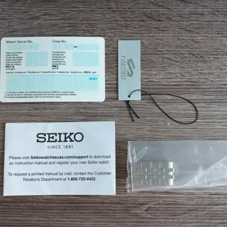 Seiko GMT SSK001 Black/Grey Bezel