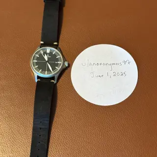 Damasko DS30 - 39mm / Black Dial / Vintage Black Leather Strap / Comes with Original Boxes & Papers. $899 Shipped Cont. U.S.